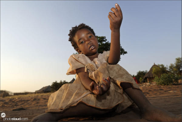Village girl, Zambia