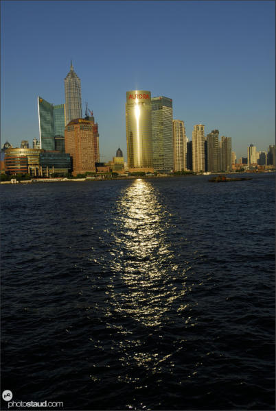 Huangpu River and Pudong skyline, Shanghai, China